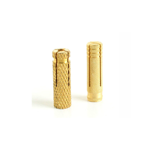 Anclaje de latón de alta resistencia con rosca para fijación en paredes de hormigón y construcción - Product Image 2