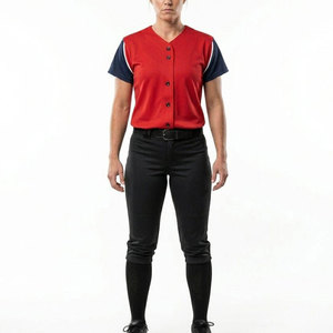 Uniforme de Softbol para Exteriores, Ropa Transpirable Ligera de Poliéster para Mujeres Jugadoras Adultas - Product Image 2
