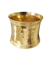 Meilleures ventes : Anneaux de serviette géométriques dorés faits à la main en métal, décoration de table élégante, accessoires de salle à manger, cadeau pour mariage, fête, restaurant, hôtel