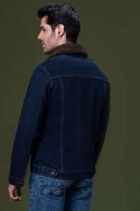 เสื้อแจ็คเก็ตเดนิมผ้าฝ้ายออร์แกนิค 100% |   เสื้อแจ็คเก็ตยีนส์ผู้ชายที่เป็นมิตรกับสิ่งแวดล้อมและยั่งยืน - Product Image 3