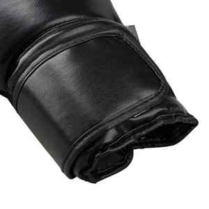 Gants de boxe de combat en cuir véritable et polyester de haute qualité, design 2026, avec logo personnalisé, respirants et fermeture auto-agrippante - Product Image 4