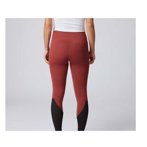 High Quality 4-way Stretch Horse Riding Breeches Leggings Tights Equestrian Wear Pants on Technical Fabric with Soft Feel - Product Image 5