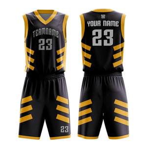 Conjunto de Uniforme de Baloncesto Personalizado para Adultos, Camiseta con Logotipo, Nombre y Número en la Parte Delantera, 100% Poliéster de Secado Rápido, para Escuela, Universidad - Product Image 2