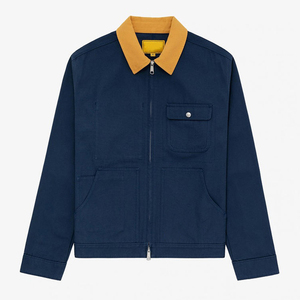 Chaqueta de Trabajo Personalizada para Hombre, 100% Algodón Twill, Cuello Alto, Ropa de Trabajo Mecánica con Servicio OEM - Product Image 1