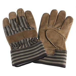 Cowhide Working <b>Gloves</b> Abrasion Resistant Working <b>Gloves</b> Heavy Canadian Rigger Construction Workmen Handling <b>Gloves</b> - Product Image 4
