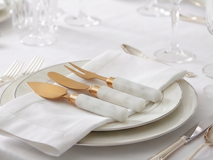 Elegant <b>Cheese</b> <b>Knife</b> <b>Set</b> With Marble Handles And Copper Blades Durable Design For Kitchen Use Restaurant Use And Home Use - Product Image 5