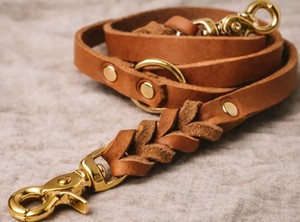 Premium Heavy Duty Eco-Friendly 100% Cotton <b>Dog</b> <b>Leash</b> with Bowknot Decoration Animal Pattern Modern Style - Product Image 1