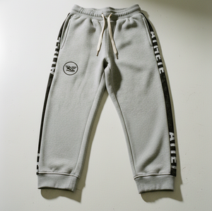 2026 Vente en gros Fabrication Pantalon de survêtement pour homme coupe droite en sergé décontracté taille mi-haute coupe ample poids moyen - Product Image 1