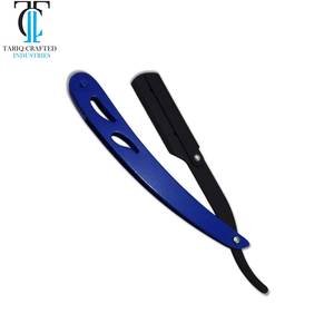 Nueva Llegada: Navaja de Barbero Premium para Afeitar Barba y Cabello, Acero Inoxidable, Duradera, TARIQ CRAFTED INDUSTRIES - Product Image 5