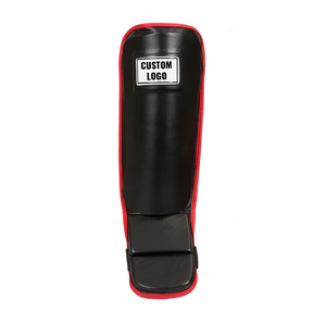 Best Selling Cowhide Shin Guard for Martial Arts Training Customisable Full Leg Fitness Safety Gear with Top Design - Product Image 1