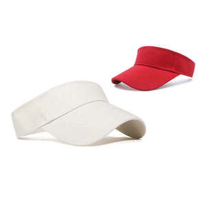 Gorra de Visera Unisex 100% Algodón Twill, Ajustable, Color Sólido, Sombrero para el Sol de Verano - Product Image 4