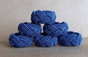 Juego de Anillos para Servilletas de Tela, 4.5 cm de Ancho, Forma Circular, Diseño Tradicional Chino, Decoración de Mesa Resistente para Fiestas - Product Image 5
