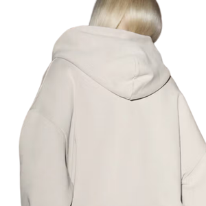 Custom Women's Oversized Full <b>Zip</b> Hoodie Heavyweight Cotton Fleece Boxy Casual Streetwear OEM ODM Premium Wear - Product Image 4