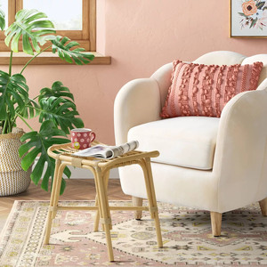 Hot Deals Luxury <b>Stool</b> Chair Bedroom Furniture Wooden <b>Stools</b> Rattan <b>Ottoman</b> Chairs Wicker Poufs Made in Vietnam - Product Image 3