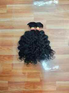 High on Demand Indian Bulk Curly Hair For Micro <b>Braids</b> And Traditional Hand Braiding Styles Available At Competitive Price - Product Image 3