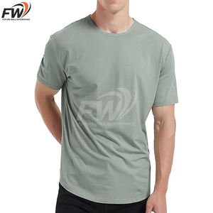 T-shirts pour hommes OEM, style unique, respirants, vêtements décontractés, 100% coton, coupe régulière, col rond, personnalisables, confortables, séchage rapide - Product Image 2