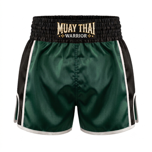 Shorts de boxe MMA Muay Thai personnalisés imprimés par transfert thermique, séchage rapide, durables, extensibles, respirants, 100% polyester, service OEM - Product Image 3