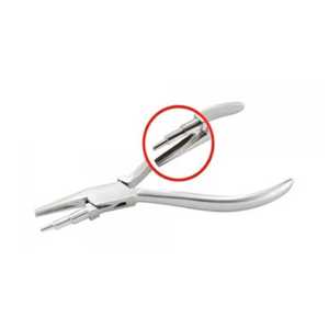Alicates para Hacer Bucles de Alambre, Mandíbula Inferior Cóncava, Acero Inoxidable Pulido, Herramienta para Hacer Joyas, 5.51 Pulgadas, Zetomed Pro - Product Image 1