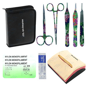 Surgical Medic Instruments Tool Suture Practice Kit For Medical <b>Nursing</b> Students Surgical Suture Training With Suture <b>Pad</b> - Product Image 1