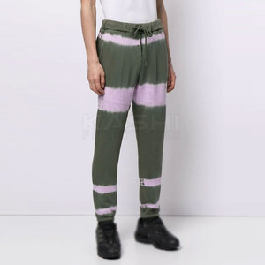 Customizable Men Mid Waist <b>Light</b> Wash Stylish <b>Trousers</b> Comfortable Fit Canvas Fabric OEM Service for Weekend Wear Casual Looks - Product Image 3