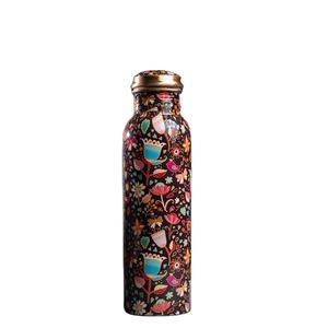 Sturdy Copper <b>Water</b> <b>Bottle</b> Ayurveda Benefits Enamel Finish for <b>Gym</b> Yoga Kitchen Use Pure Copper Drinkware Boiling <b>Water</b> Safe - Product Image 5
