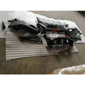 สำหรับรถแลนด์ครุยเซอร์ LC200 รถกระบะ 4x4 อุปกรณ์เสริมกันชนหน้าอะลูมิเนียมสีดำ โฟม 5 ชุด กันชนหน้า LC 200 - Product Image 2