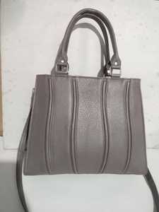 Women's Genuine Leather Casual Tote Bag Two Handles <b>Shoulder</b> <b>Strap</b> Classic Style Durable AZORES SPORTS Zipper Closure for Daily - Product Image 3