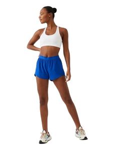 กางเกงขาสั้นสำหรับผู้หญิงกางเกงขาสั้นสำหรับวิ่งแห้งเร็วกางเกงออกกำลังกายเอวยางยืดสองชั้นมีกระเป๋าด้านข้าง - Product Image 5