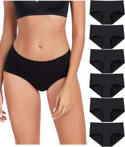 Braguitas Hipster para Mujer Everyday Bliss, Mezcla de Algodón Suave, Sensación Aireada, Ajuste Flexible y Seguro, Cobertura Total, Comodidad Diaria - Product Image 1