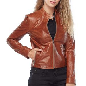 Chaqueta de Mujer de Estilo Único en Todos los Colores, Chaqueta de Cuero para Mujer, Resistente, Gruesa, 100% Piel de Vaca Genuina - Product Image 2