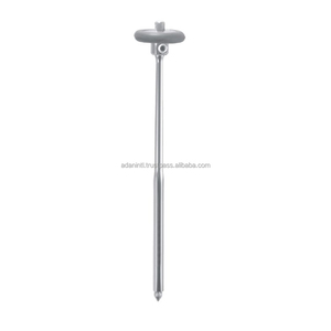 Juego de martillos de percusión manual profesional Rabiner, herramienta de diagnóstico neurológico de metal con cepillo y puntas, clase I - Product Image 3