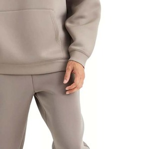 Premium Style New Arrival Customized Tracksuit Breathable High Quality 100% Cotton Eco-Friendly Solid Sets Bulk Quantity - Product Image 6