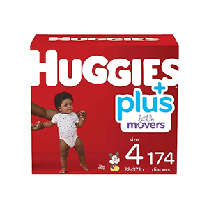 Couches pour tout-petits ajustement flexible avec protection anti-fuites 360 Huggies Little Movers pour des heures de jeu sans souci - Product Image 4