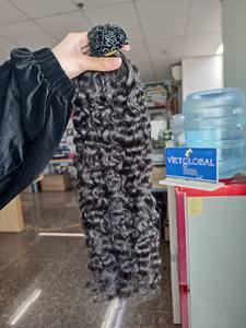 Vente en gros 100% Extensions de cheveux humains bruts vietnamiens birmans bouclés K-Tip couleur naturelle cuticule alignés cheveux cambodgiens - Product Image 6