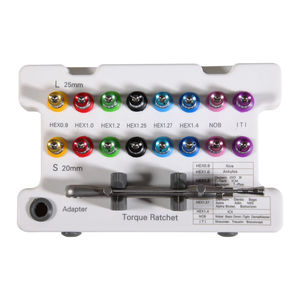 Kit Prothétique Universel pour Implants Dentaires, Clé Dynamométrique Manuelle, Tournevis, Extracteur, Autoclavable, Boîte d'Utilisation Dentaire Professionnelle - Product Image 6