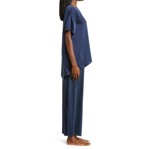 Summer Sleepwear Fashion Woman Silk <b>pyjama</b> Set Silk Sleep Wear Night <b>Suit</b> For Ladies Home Night Wear Clothes - Product Image 1