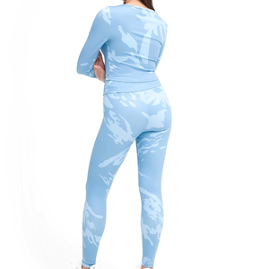 Women's High Waist Breathable Butt-Lifting Yoga <b>Leggings</b> with Solid Custom Logo Fitness Sports Spandex/<b>Nylon</b> Quick Dry - Product Image 3