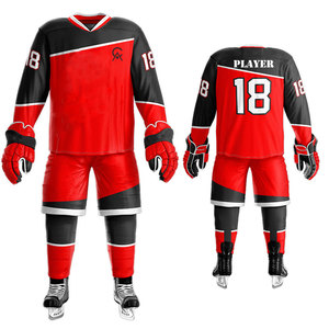 Uniforme de hockey sur glace respirant 100 % polyester, marque privée, haute qualité, best-seller, léger et personnalisable - Product Image 2