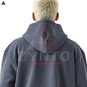 Sudaderas con Capucha en Oferta, Sudaderas con Logotipo Personalizado en Relieve para Hombre, Básicas, de Algodón Mezclado, Talla Única, Color Sólido, Nueva Moda - Product Image 5