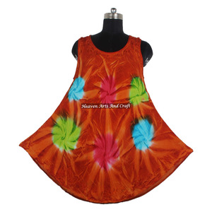 2026 New Arrival Summer Women Clothing <b>Long</b> Sleeve Round Neck Tie Dye <b>Beach</b> Wear Clothing <b>Dress</b> Manufacturers India Women <b>Dress</b> - Product Image 5