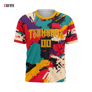 Ropa Deportiva de Moda, Jersey Sublimado con Cuello Redondo, Logotipo Frontal, Manga Corta, Calidad Premium, Unisex - Product Image 1