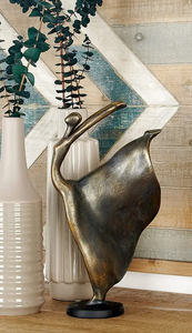Elegant Brass Sculpture Decorative Showpiece for Home Office <b>Table</b> Decor - Product Image 3