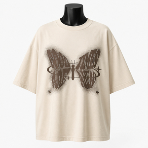 Women Oversized T-Shirt Cotton Loose Fit Crew Neck Short <b>Sleeve</b> Printed Letter Design All Seasons Casual Wear T-Shirt - Product Image 1