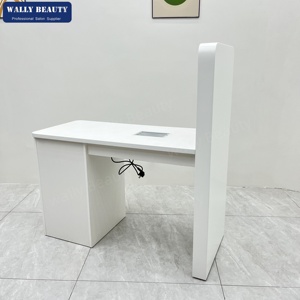 Professional <strong>White</strong> MDF Manicure Table with Dust Collector Nail <strong>Desk</strong> Mesas De Manicura Large Storage <strong>Drawers</strong> - Product Image 4