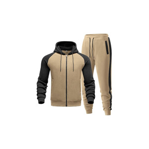 ชุดวอร์มพิมพ์ลายฤดูหนาวแบบกำหนดเองสำหรับผู้ชาย ผ้าฟลีซโพลีเอสเตอร์ 100% ระบายอากาศได้ดี ดีไซน์ 2 in 1 เสื้อแจ็คเก็ตมีซิปเต็มตัวพร้อมฮู้ด ชุดวอร์มสำหรับวิ่งและเล่นกีฬา - Product Image 2