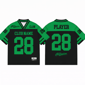 Football <b>Mesh</b> Jersey Oversized American fabric Sublimation printed Adult Wear <b>Mesh</b> Shirt V Neck Short Sleeve football jersey - Product Image 4