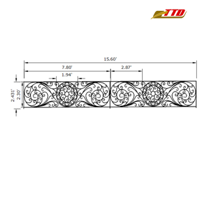 Ideas de barandillas de hierro forjado para balcones que añaden con seguridad una elegancia atemporal y una alta sofisticación a casas residenciales de lujo. - Product Image 5