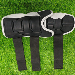 Adult Breathable Fabric Professional Protection Baseball Leg Guards Comfortable Flexible Adjustable Seat Custom Design <b>Hook</b> Loop - Product Image 3