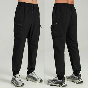 Elastic Mid Waist Daily Use Easy Wear Fashion Cargo Sweatpants Low MOQ Gym Apparel Supplier Athletic Comfortable Jogger Pants - Product Image 6