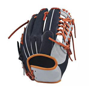 Guantes de béisbol de cuero directos de fábrica, ajustables para jóvenes y adultos, para entrenamiento deportivo y recreación. - Product Image 1